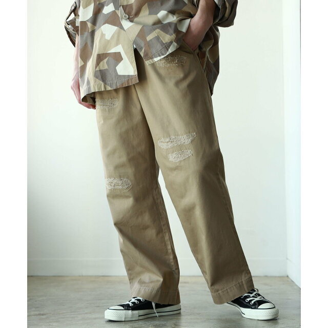 BEAMS SSZ REPAIR CHINO チノパン ベージュ M | kamed.az