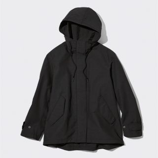 ユニクロ(UNIQLO)の美品　UNIQLO　ユニクロ　コットンブレンドパーカ(ブルゾン)