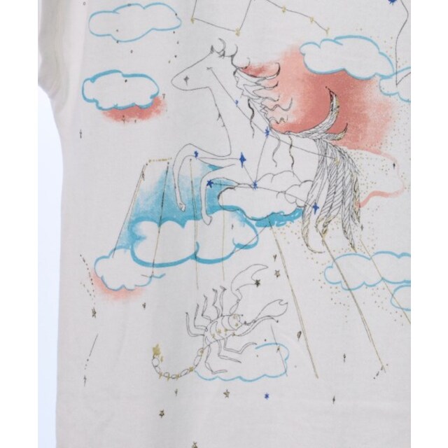 TSUMORI CHISATO(ツモリチサト)のTSUMORI CHISATO Tシャツ・カットソー 2(M位) 白 【古着】【中古】 レディースのトップス(カットソー(半袖/袖なし))の商品写真