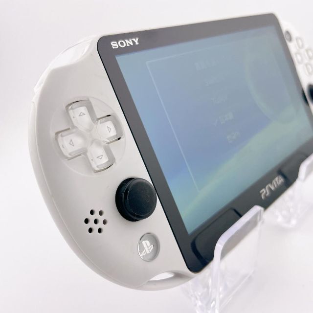 純正電源付き PSVITA グレイシャー・ホワイト PCH-2000 ZA22 2