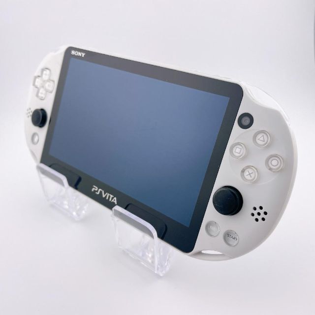 純正電源付き PSVITA グレイシャー・ホワイト PCH-2000 ZA22 6