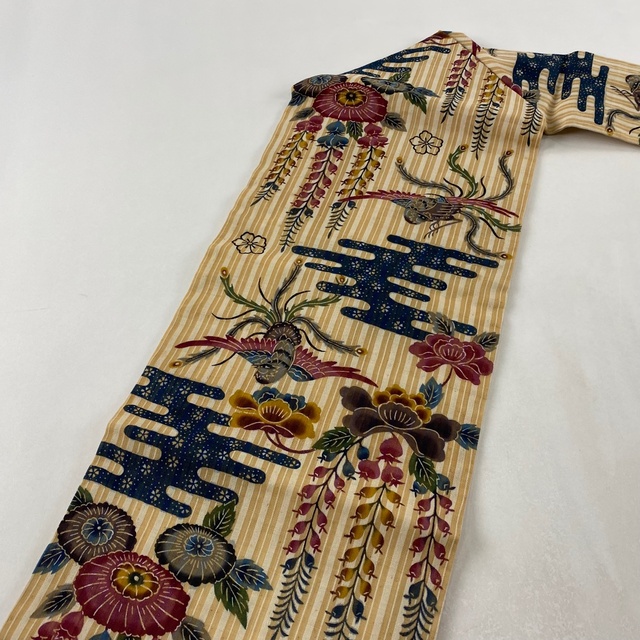 名古屋帯 美品 逸品 麻 【中古】