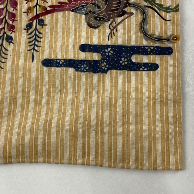 名古屋帯 美品 逸品 麻 【中古】