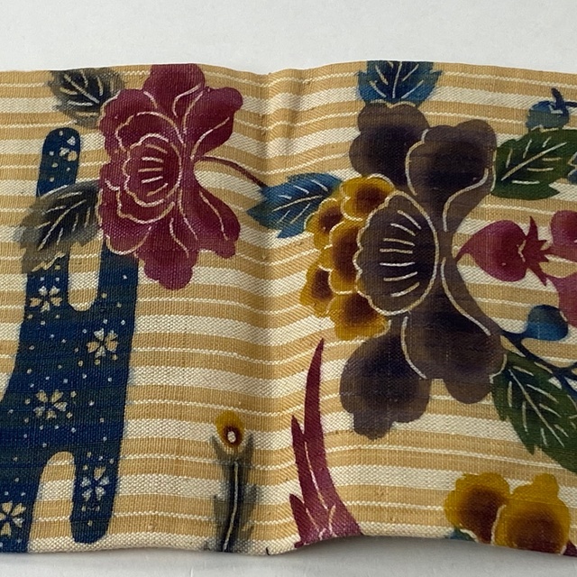 名古屋帯 美品 逸品 麻 【中古】