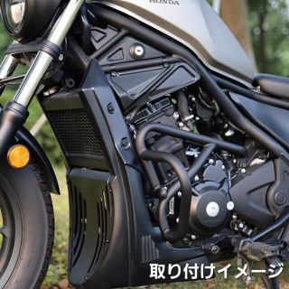 ホンダ - レブル 250 500 エンジン カバー サイド カバー 左右セット ...