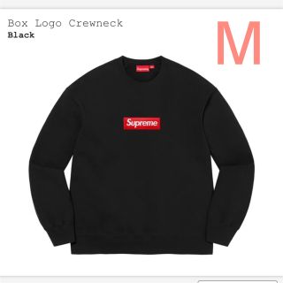 シュプリーム(Supreme)のBox Logo Crewneck BLACK M(スウェット)