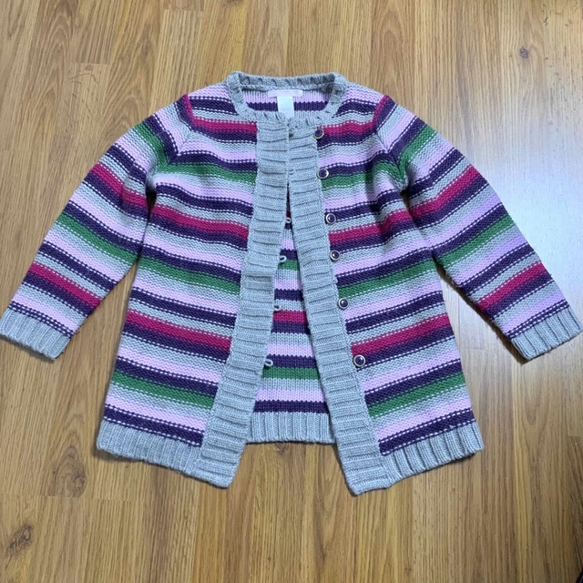 GYMBOREE(ジンボリー)のjanie and jack ニットカーディガン 5T 110 100 120 キッズ/ベビー/マタニティのキッズ服女の子用(90cm~)(カーディガン)の商品写真