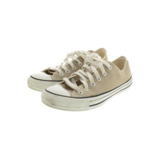 コンバース(CONVERSE)のCONVERSE コンバース スニーカー 24cm ベージュ 【古着】【中古】(スニーカー)