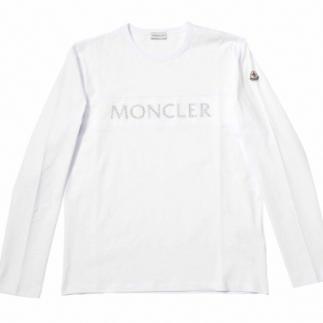 ★希少★ 最新作 MONCLER ロンT 長袖 Tシャツ Ｓ　ホワイト 完売