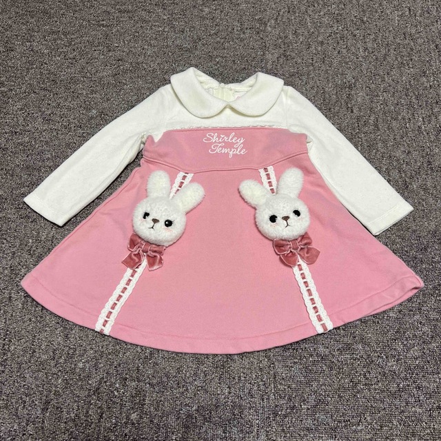 シャーリーテンプル うさぎ ワンピース 90 シャーリーテンプル うさぎ ワンピース 90