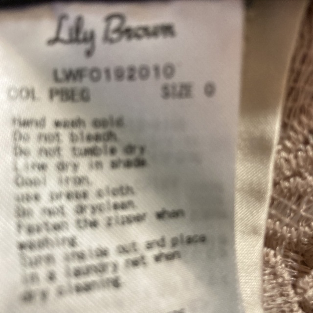 Lily Brown(リリーブラウン)のリリーブラウン　ワンピース レディースのワンピース(ひざ丈ワンピース)の商品写真