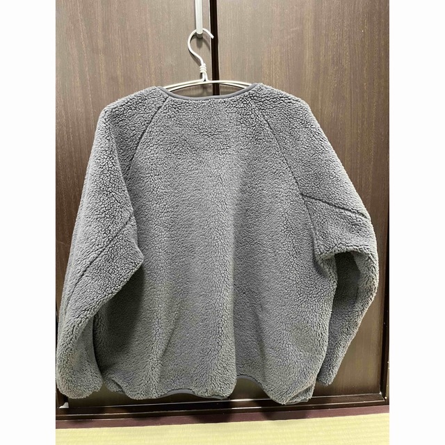 UNIQLO(ユニクロ)のUNIQLOボアフリースカーディガン　3XL ダークグレー レディースのトップス(カーディガン)の商品写真