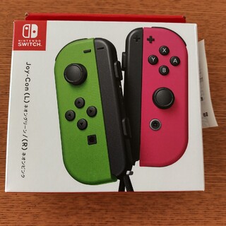 ニンテンドースイッチ(Nintendo Switch)の【新品未使用】Joy-Con (L) ネオングリーン/(R) ネオンピンク(その他)