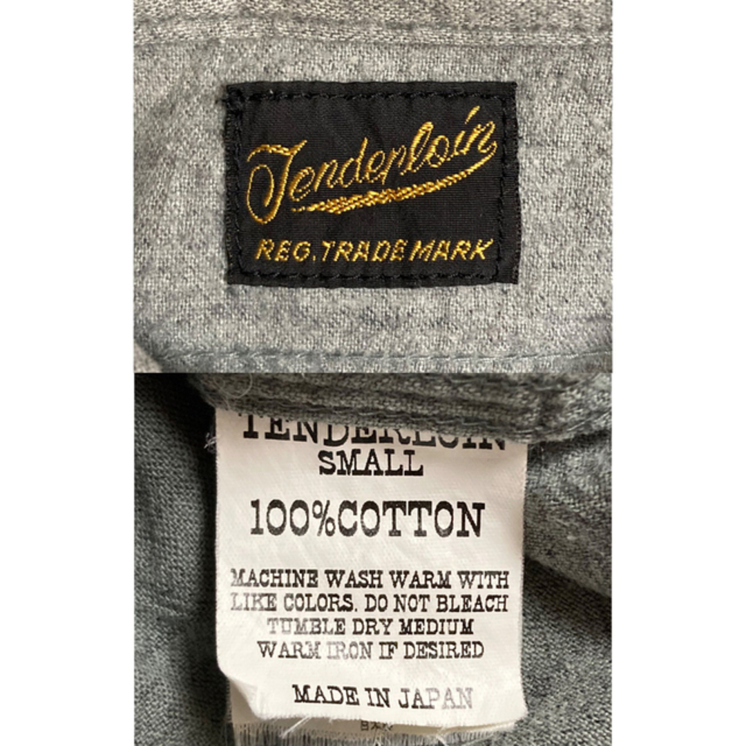 TENDERLOIN(テンダーロイン)のテンダーロイン 長袖シャツ グレー ウール メンズのトップス(シャツ)の商品写真