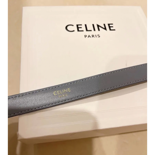 celine(セリーヌ)のCeline スモール トリオンフ ベルト / スムースカーフスキン レディースのファッション小物(ベルト)の商品写真