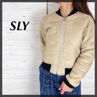 スライ(SLY)のSLY スライウール ボア ラグラン ショート丈 ブルゾン ジャケット(ブルゾン)