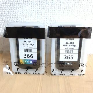 キヤノン(Canon)のCanon　キャノン　純正インク　BC365　BC366　各1個(PC周辺機器)