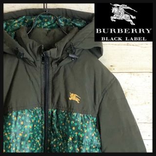 バーバリーブラックレーベル(BURBERRY BLACK LABEL)のバーバリーブラックレーベル 刺繍入り ジャケット(ダウンジャケット)