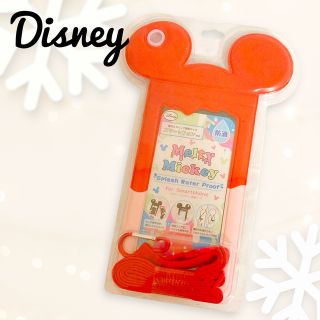 ディズニー(Disney)の未使用 Hamee MELTY MICKEY CASE RED/PINK(モバイルケース/カバー)