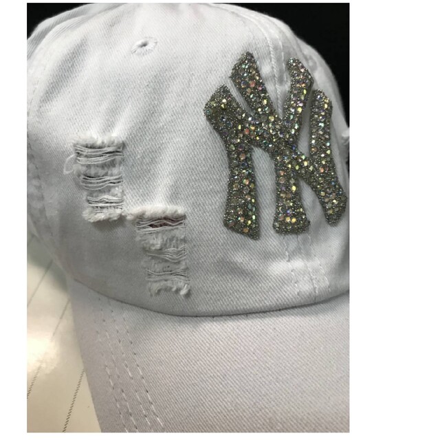 ヴィンテージ new era キャップ ヤンキース スワロフスキー ジルコニア