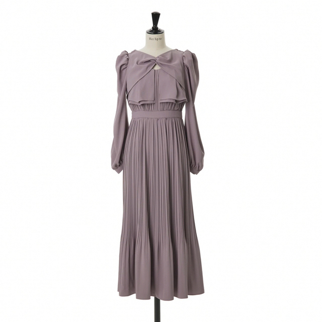 Her lip to - Her lip to La Rochelle Pleated Dressの通販 by m ...