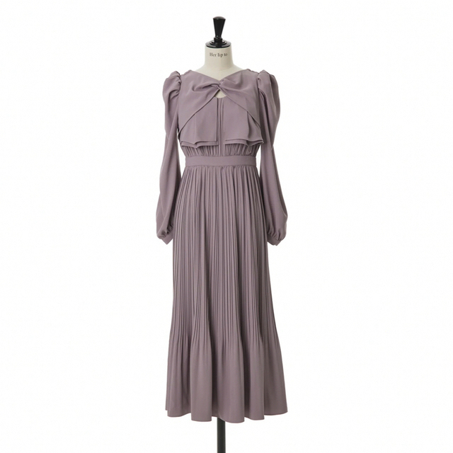 Her lip to - Her lip to La Rochelle Pleated Dressの通販 by m