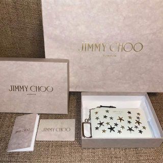 ジミーチュウ(JIMMY CHOO)のJIMMY CHOO ジミーチュウ　キーリング付きカードケース　新品未使用(名刺入れ/定期入れ)