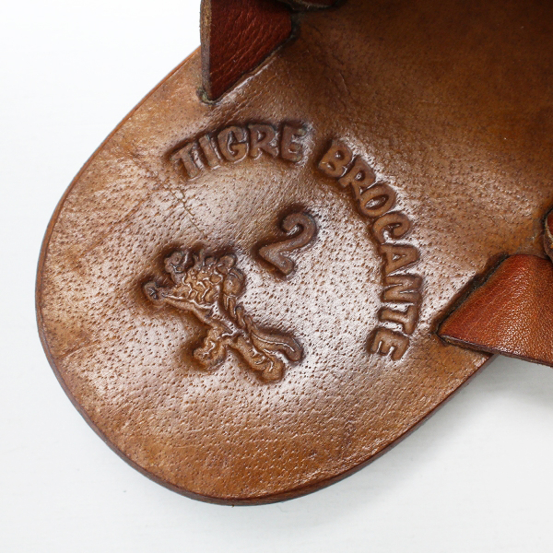 TIGRE BROCANTE ティグルブロカンテ レザーストラップサンダル 2/ブラウン 約24cm【2400013098236】 レディースの靴/シューズ(サンダル)の商品写真
