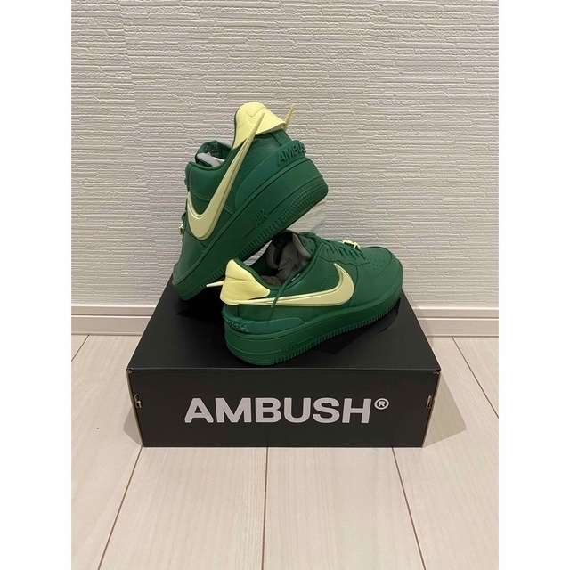 NIKE(ナイキ)のAMBUSH × Air Force1Pine Green and Citron メンズの靴/シューズ(スニーカー)の商品写真