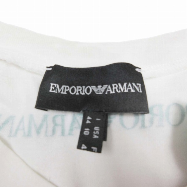 Emporio Armani(エンポリオアルマーニ)の美品 エンポリオアルマーニ フラワー モチーフ Tシャツ フレンチスリーブ  レディースのトップス(Tシャツ(半袖/袖なし))の商品写真