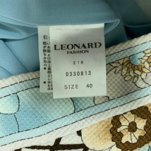 LEONARD(レオナール)のレオナール ワンピース サイズ40 M美品  - レディースのワンピース(その他)の商品写真