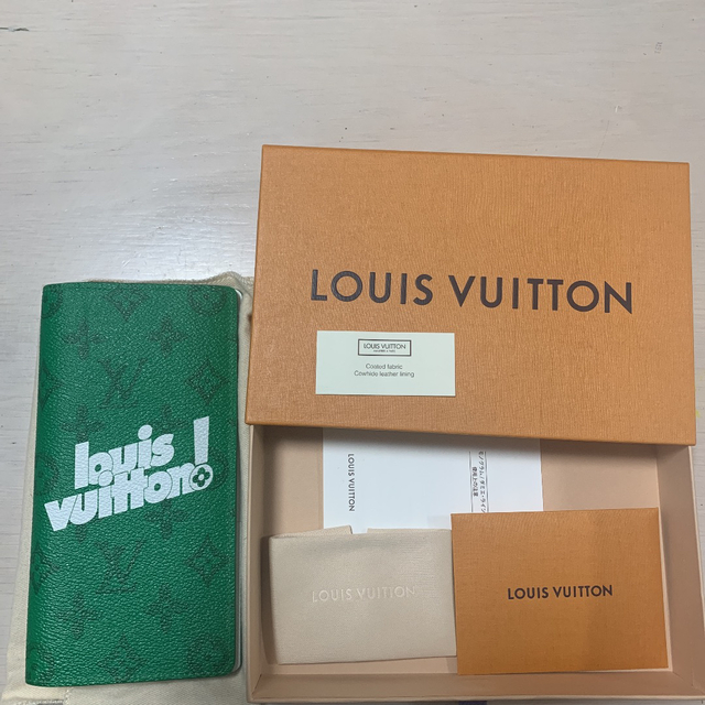ホットセール LOUIS ルイヴィトン　ポルトフォイユ　ブラザ　緑　限定 - VUITTON 長財布