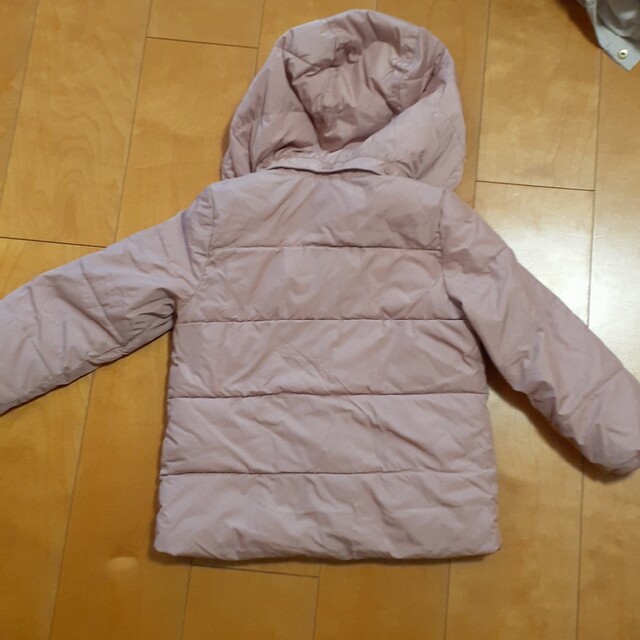babyGAP(ベビーギャップ)のbabyGAP　スモーキーピンク　裏起毛　フード付きジャケット　サイズ110 キッズ/ベビー/マタニティのキッズ服女の子用(90cm~)(ジャケット/上着)の商品写真