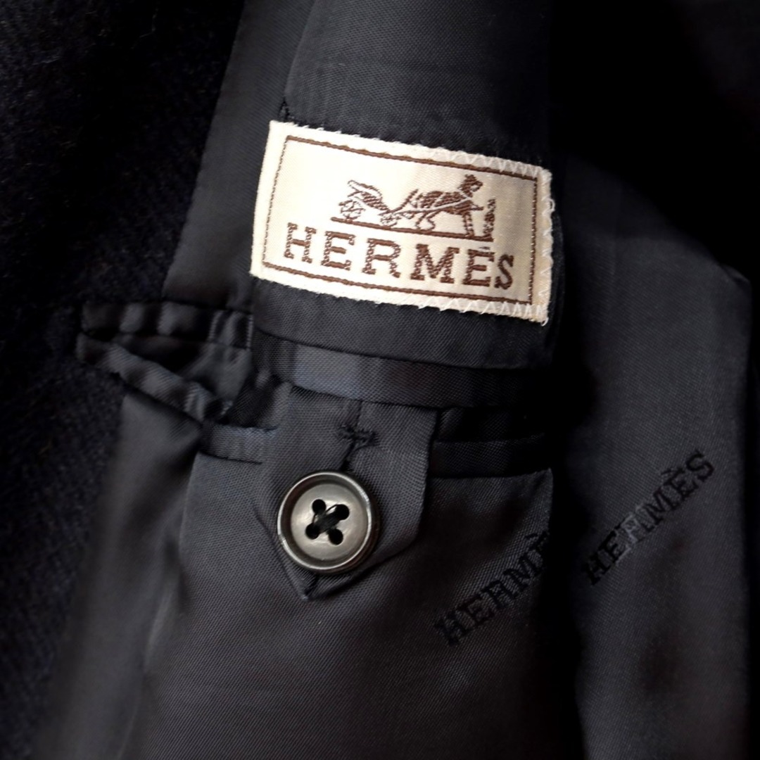 Hermes(エルメス)の【中古】エルメス HERMES カシミヤ チェスター フィールド コート【サイズ46】【メンズ】 メンズのジャケット/アウター(チェスターコート)の商品写真