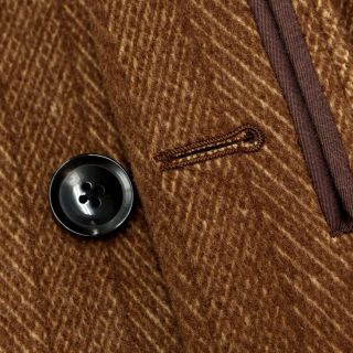 【中古】カンタータ cantate ウール ベルテッド ステンカラーコート