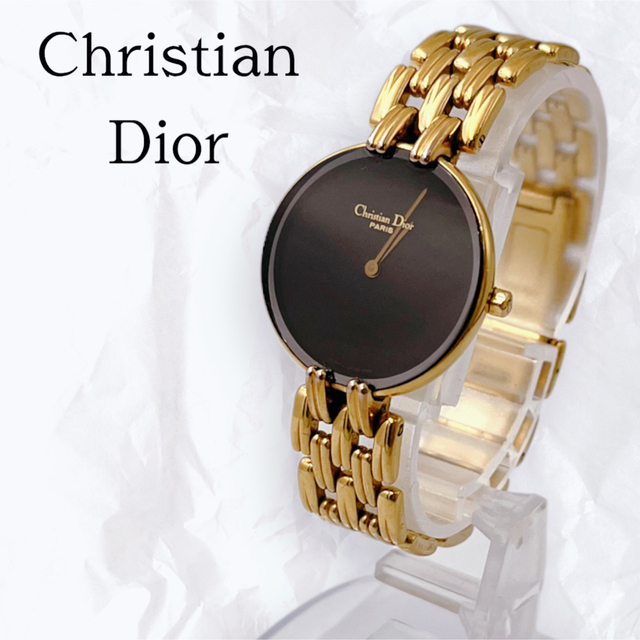 Christian Dior - 【美品】Christian Dior★バギラ★ブラックムーン★レディース腕時計