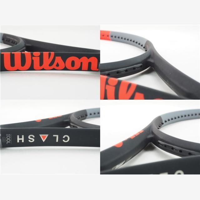 中古 テニスラケット ウィルソン クラッシュ 100エル 2019年モデル (G2)WILSON CLASH 100L 2019 - 3