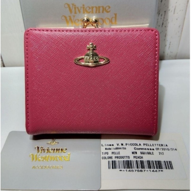 Vivienne Westwood 二つ折り財布 (peach) 特别免费送货 72.0%OFF