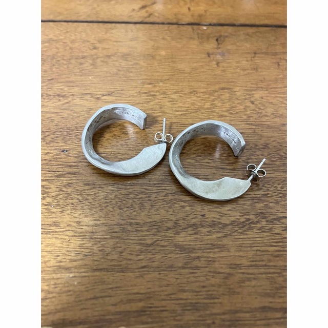 blanc iris ブランイリス line h マットシルバーピアス925