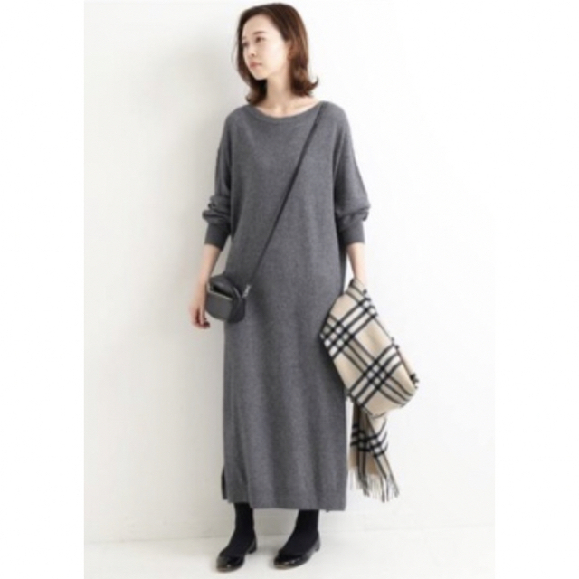 新品タグ付き✳︎IENA イエナ W/vis ニットロングワンピース