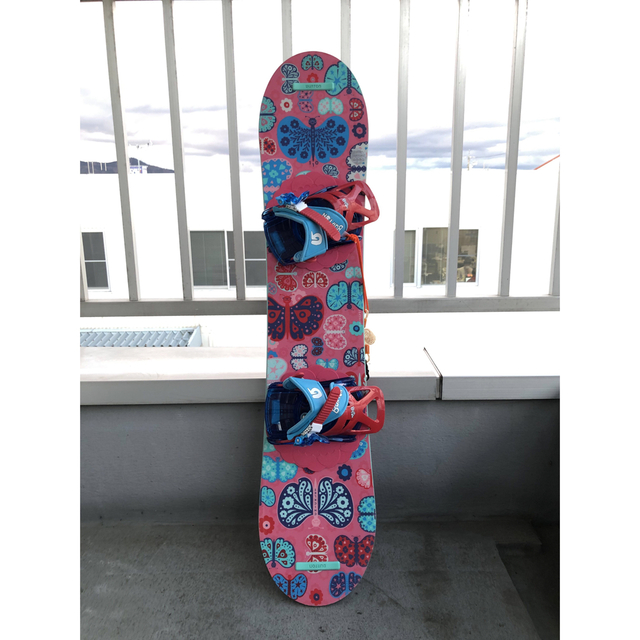 BURTON　キッズお勧めスノーボードセット　90cm　バイン付セット