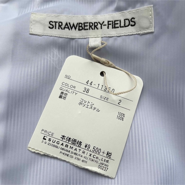 STRAWBERRY-FIELDS(ストロベリーフィールズ)の新品　STRAWBERRY-FIELDS ワンピース　ストライプ　2 レディースのワンピース(ロングワンピース/マキシワンピース)の商品写真