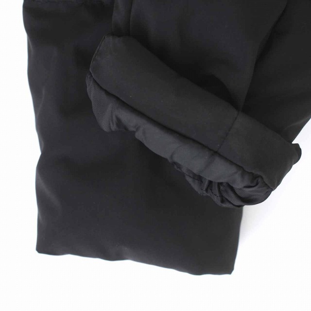 JOHNBULL(ジョンブル)のジョンブル JOHNBULL 中綿ジャケット フード付き ジップアップ F 黒 レディースのジャケット/アウター(ブルゾン)の商品写真