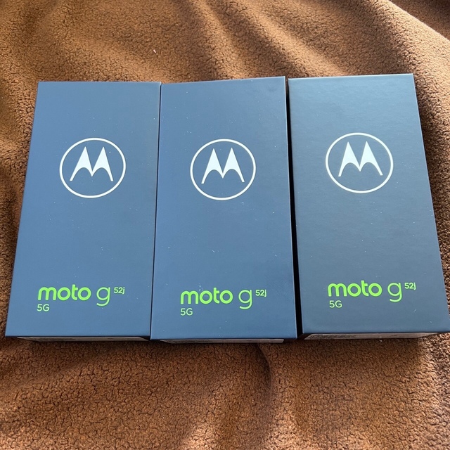 moto g52j 5G SIMフリー 3台