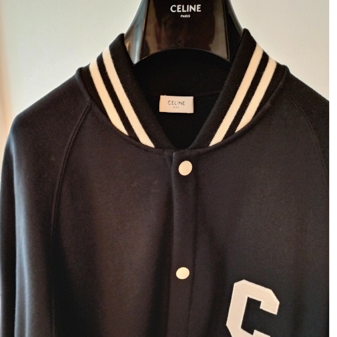 新品《 CELINE セリーヌ 》カレッジ テディジャケット L