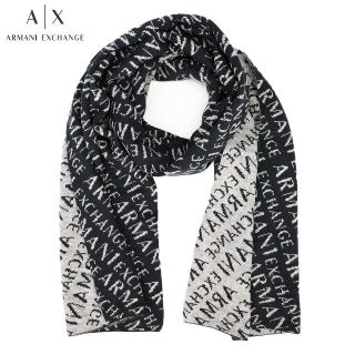 アルマーニエクスチェンジ(ARMANI EXCHANGE)の1 ARMANI EXCHANGE ブラック マフラー ストール (マフラー)