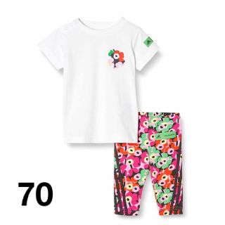 マリメッコ(marimekko)のマリメッコ　adidas セットアップ　綿100(シャツ/カットソー)