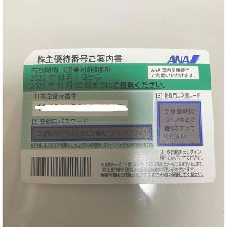 ANA株主優待券　最新！(その他)