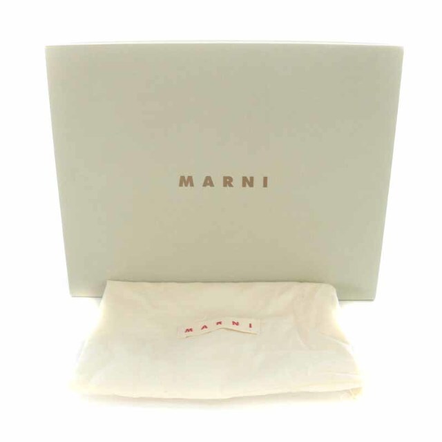 Marni(マルニ)のMARNI ストラップサンダル 厚底 プラットフォーム 36 23cm 茶 緑 レディースの靴/シューズ(サンダル)の商品写真