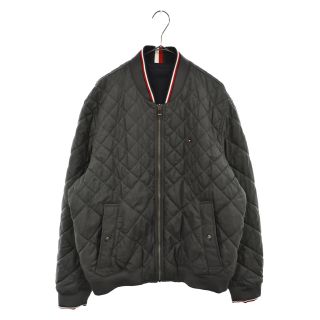 トミーヒルフィガー(TOMMY HILFIGER)のTOMMY HILFIGER トミーヒルフィガー リバーシブルボンバージャケット グレー×ネイビー(フライトジャケット)